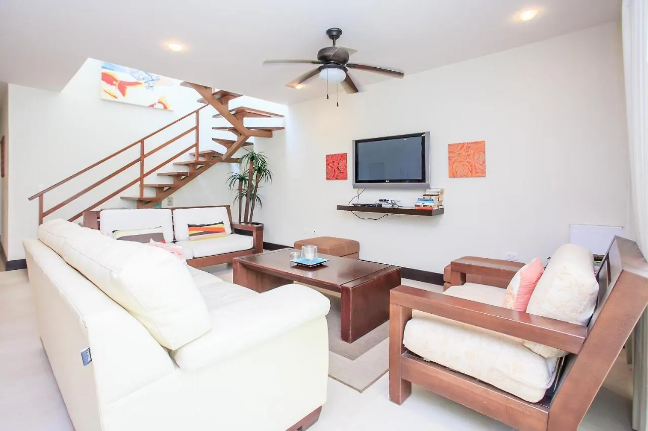 公寓 2 Bedroom Ph Private Mini Pool And Terrace 普拉亚卡门 墨西哥